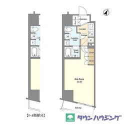 リテラス渋谷笹塚の物件間取画像